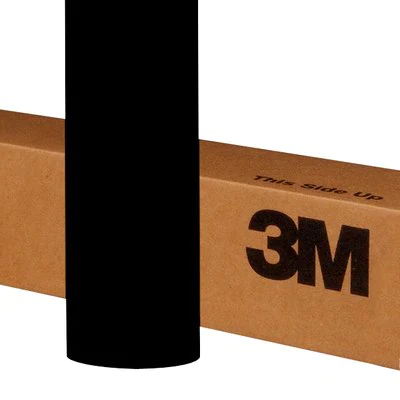 Film vinyle adhésif - 10 m - Noir Mat - Scrapmalin